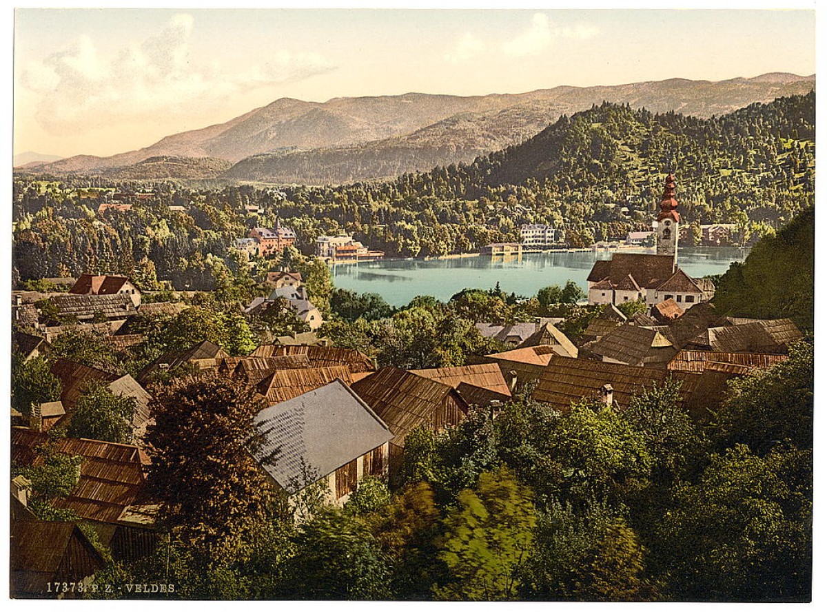 Panorama Bleda, Slovenija / Austrougarska, kraj 19. veka