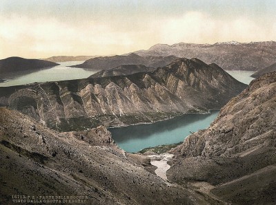 Krstac, pogled na Boku Kotorsku, oko 1900. godine. Crna Gora