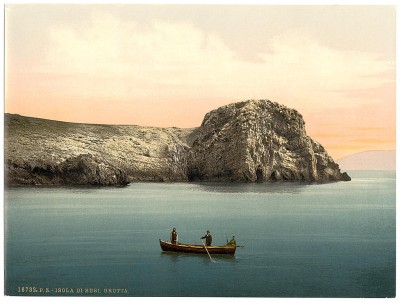 Ostrvo Biševo (Busi), blizu Visa, Jadransko more, oko 1900. g.