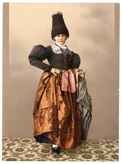 Devojka iz Tirola, krajem 19. veka