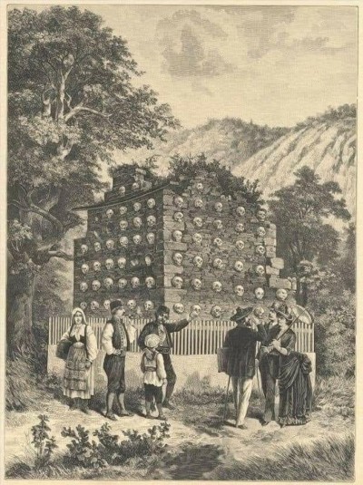 Ćele kula. Ilustracija s kraja 19. veka
