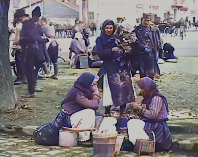 Predah u parku. Beograd 1919. godine