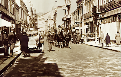 Posleratni prizor iz Knez Mihailove ulice 1919.