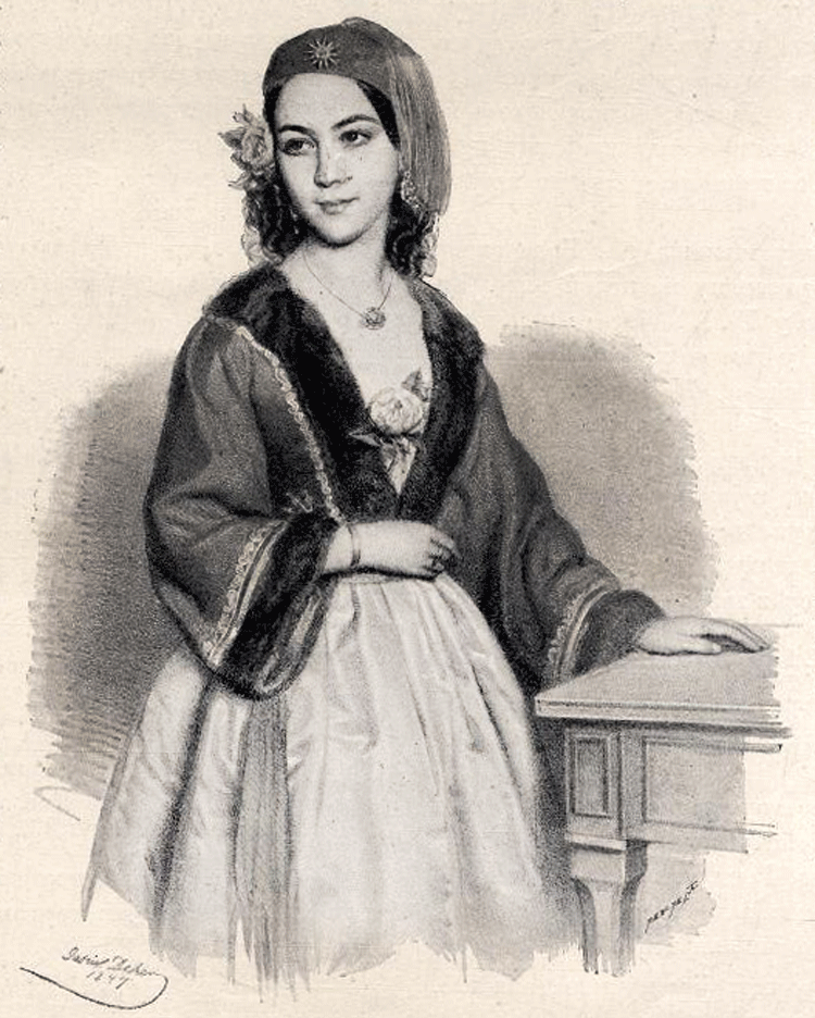 Mina Karadžić Vukomanović, portret