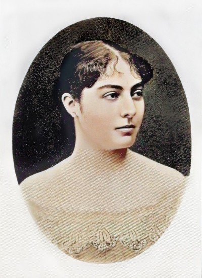 Portret kraljice Natalije (obojena)