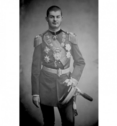 Kralj Aleksandar I Obrenović 90-tih godina XIX veka (repariran original)