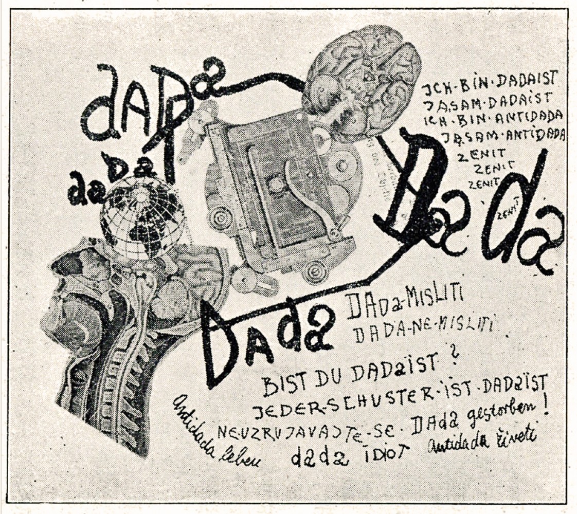 Dada-Jok : Branko V. Poljanski : Kompozicija (1922)