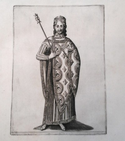 Vizantijski vladari. Gravira 3 iz knjige: De Bello Constantinopolitano et Imperatoribus. Venecija 1634. god.