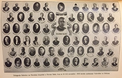 Delegacija Subotice na Narodnoj skupštini u Novom Sadu koja je 25 (12) novembra 1918. izrekla ujedinjenje Vojvodine sa Srbijom