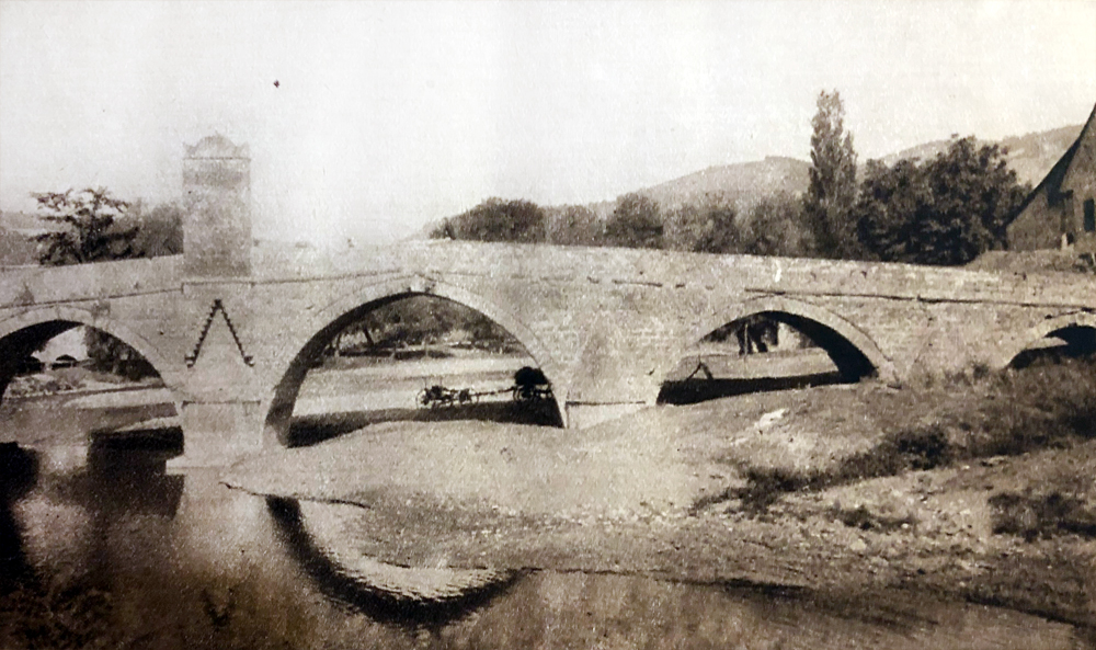 Užice : Most na reci Đetinji oko 1920.