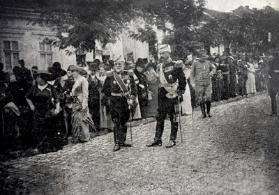 Svečani doček srpske vojske u Beogradu 11. avgusta 1913. Vojvoda Radomir Putnik i đeneral Miloš Božanović