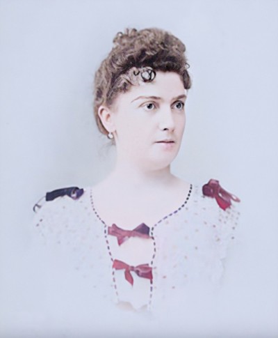 Portret kraljice Drage Obrenović (restauriran i obojen)