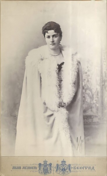 Kraljica Draga Obrenović, fotograf Milan Jovanović