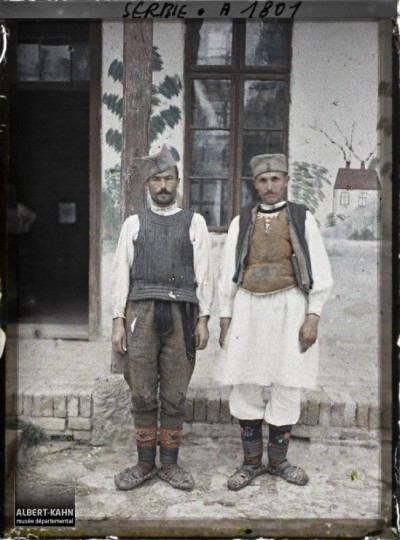 Kumodraž 1913. Dva srpska vojnika koja su se vratila iz Jedrena