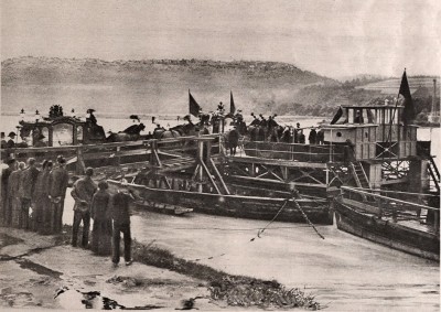 Sarajevski atentat: Dunav. Prenos tela Franca Ferdinanda i Sofije brodom iz Bosne ka Austriji