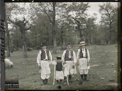 Mali pastiri u okolini Beograda, selo Kumodraž 1913. g.