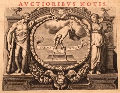 Vinjeta sa naslovne strane Dela Kornelija Tacita iz 1648. C. Cornelii Taciti Opera