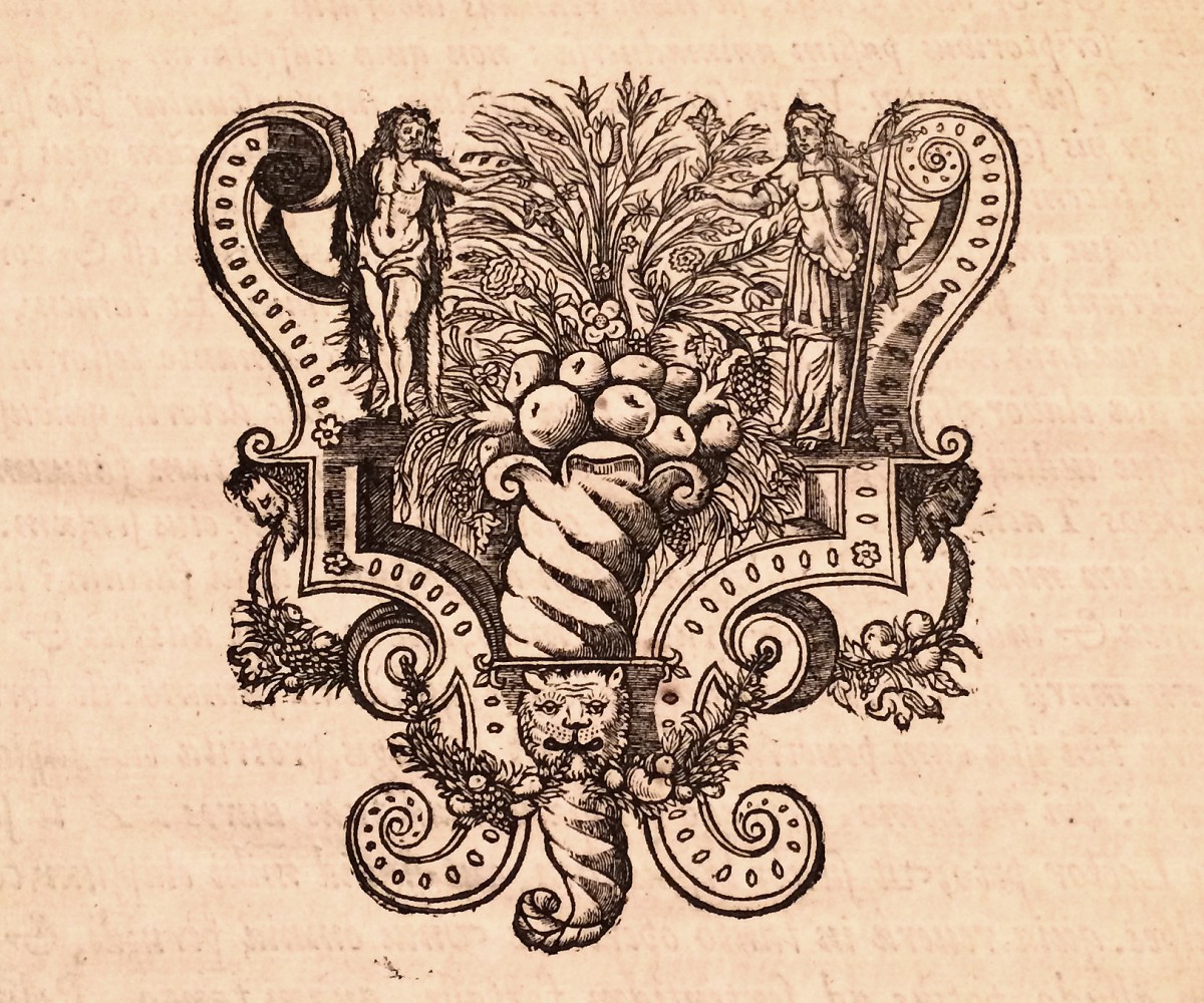Vinjeta 2 iz knjige: Dela Kornelija Tacita iz 1648. C. Cornelii Taciti Opera