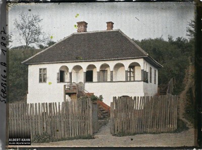 Kuća sa tarabom u mestu Stalać 1913. god.