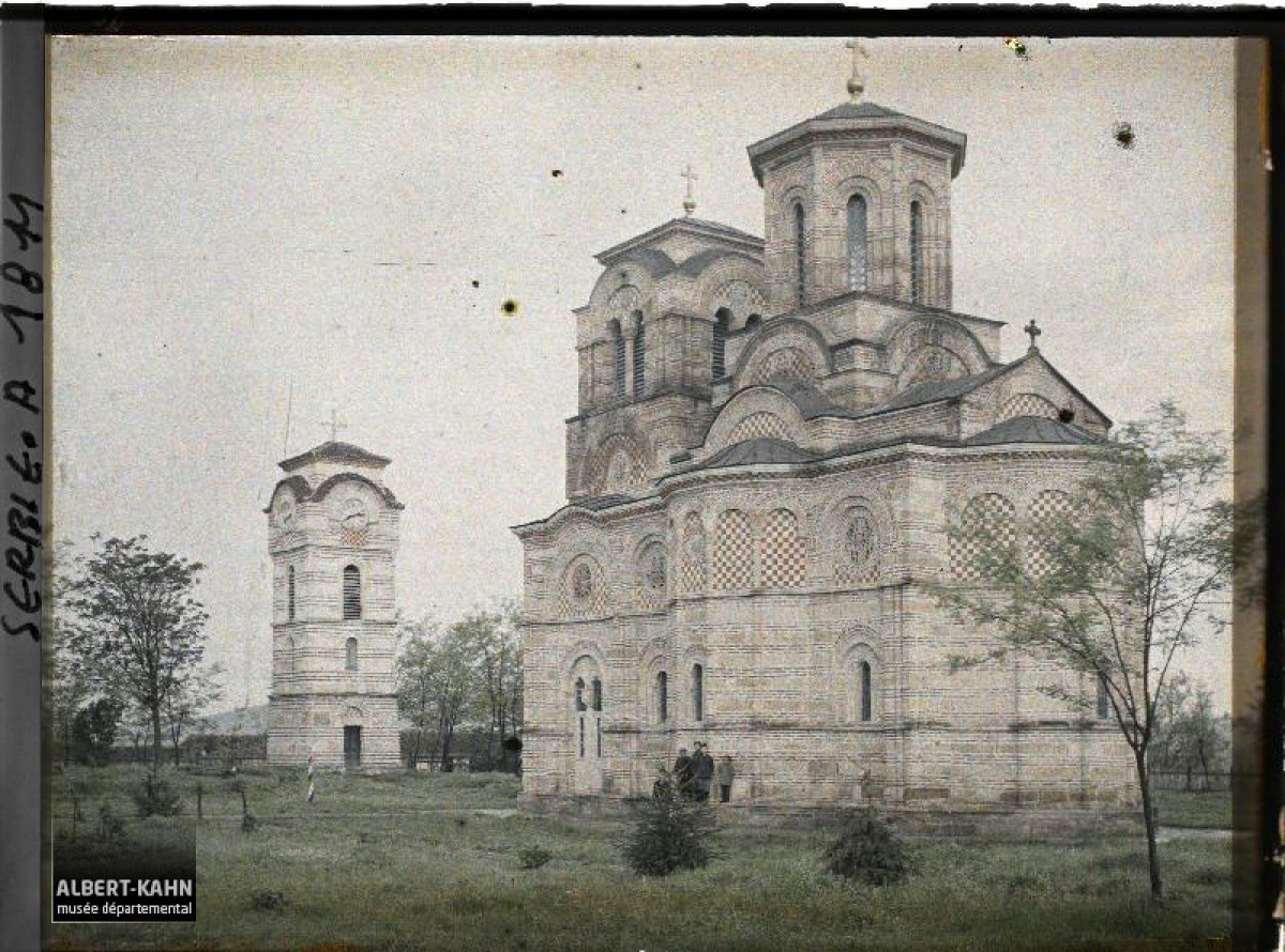 Crkva Lazarica u Kruševcu snimljena 29. aprila 1913. god.
