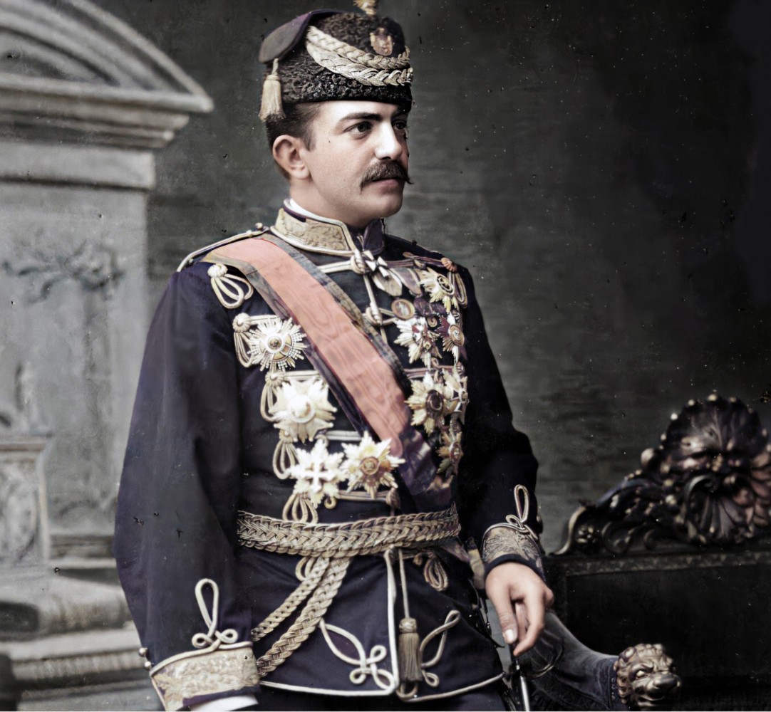 Portret Kralja Milana I Obrenovića IV (obojen)