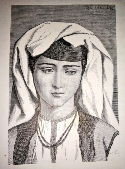 Mlada crnogorka iz Riječke nahije (1876)