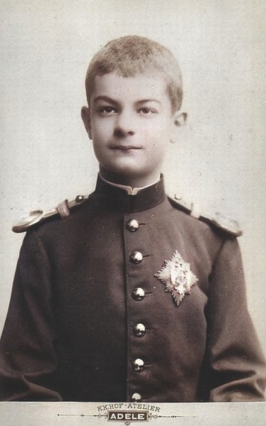 Portret mladog prestolonaslednika Aleksandra Obrenovića