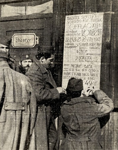 Detalj iz Nirnberškog logora za oficire 1942. god.