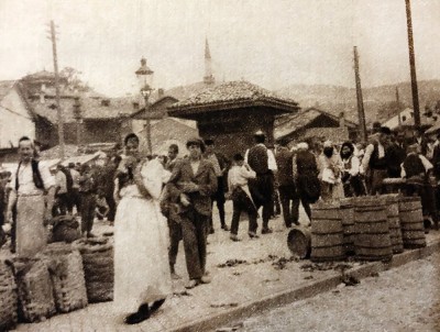 Nedeljna pijaca u Sarajevu oko 1920. god.