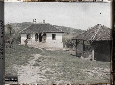 Kuća u okolini Kruševca. Kuća na putu od Kruševca ka Stalaću 1913. g.