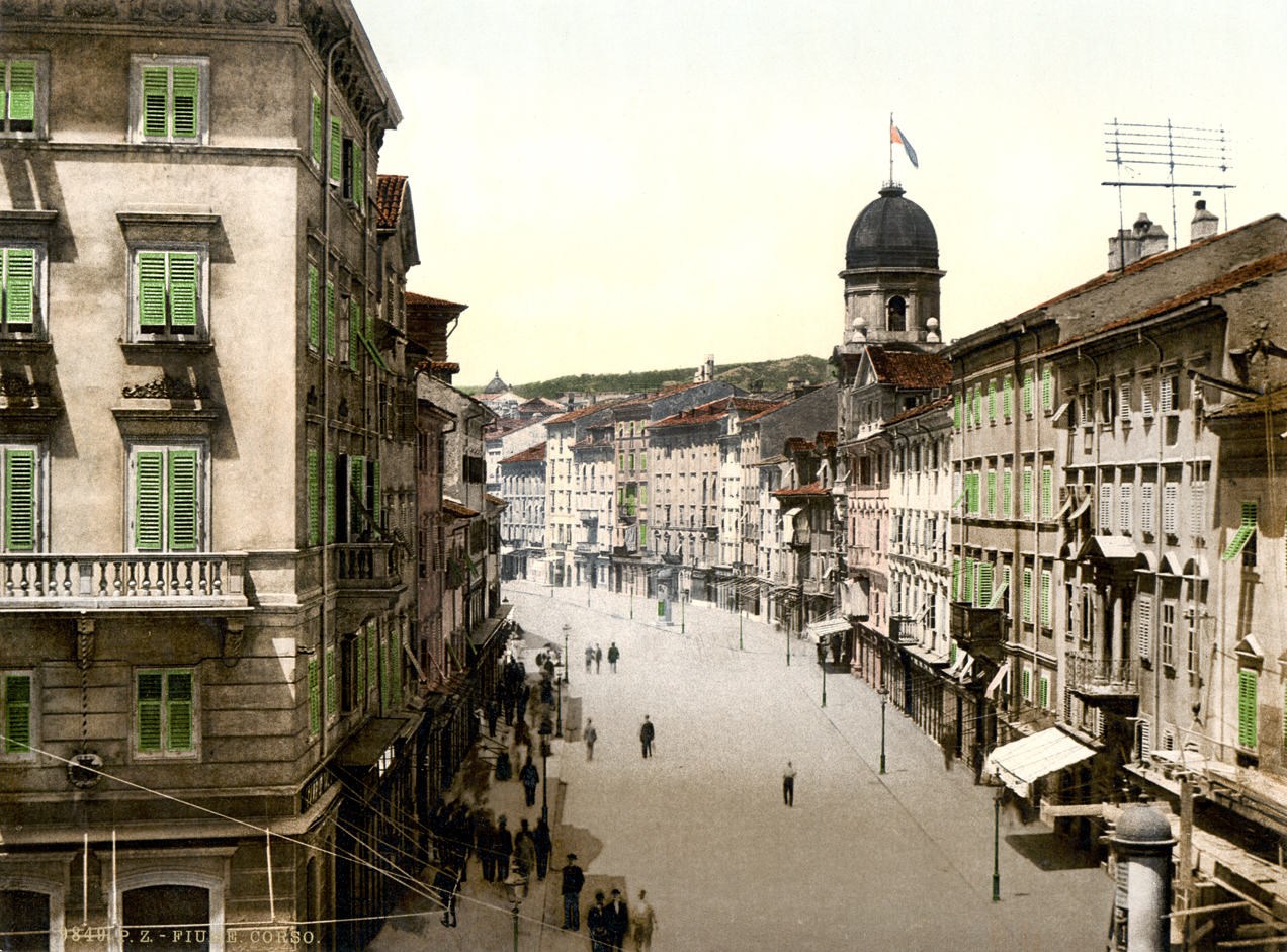 Rijeka, Korzo oko 1890. godine (HQ)
