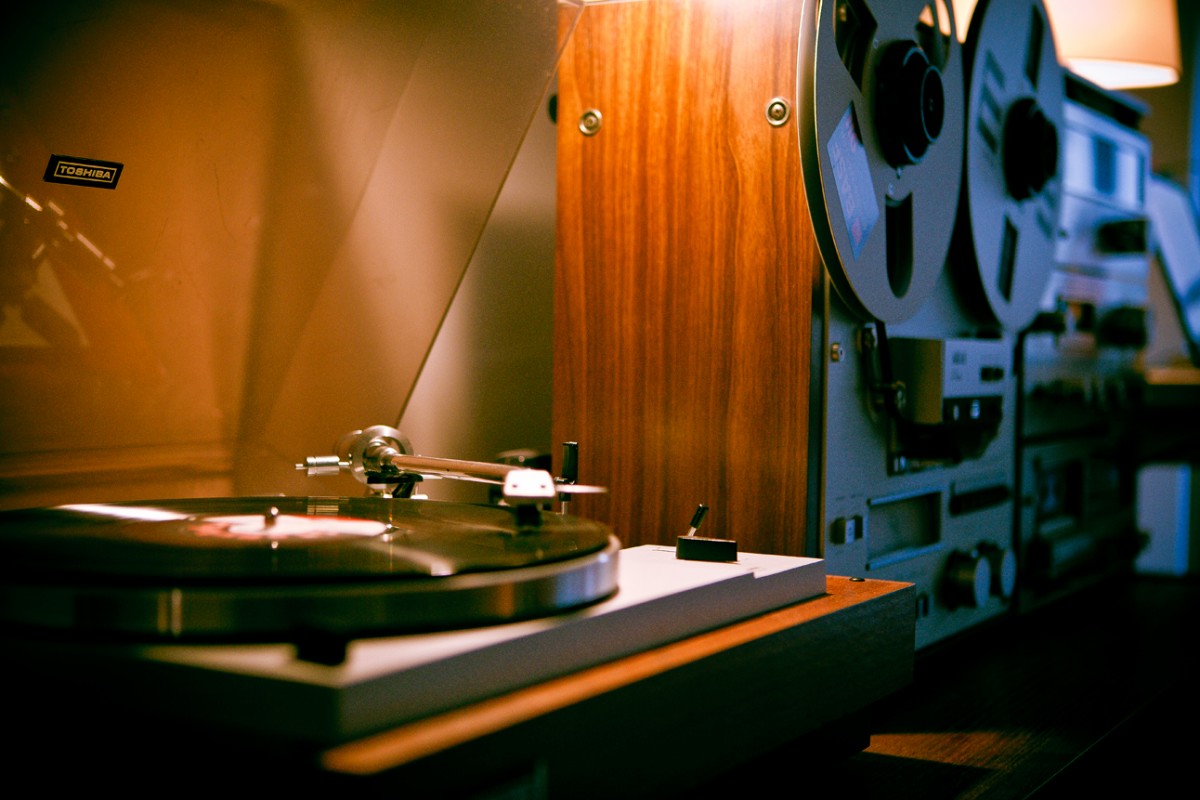 Toshiba Turntable - Hi-Fi Audio : Vintage Stereo Setup