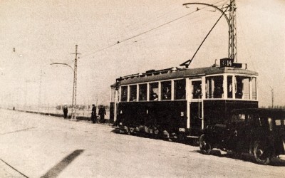 Nova tramvajska kola koja su krajem 30-tih godina vozila na relaciji Beograd-Zemun