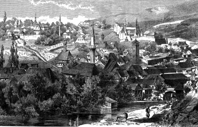 Travnik, grad u Bosni : gravira iz druge polovine XIX veka
