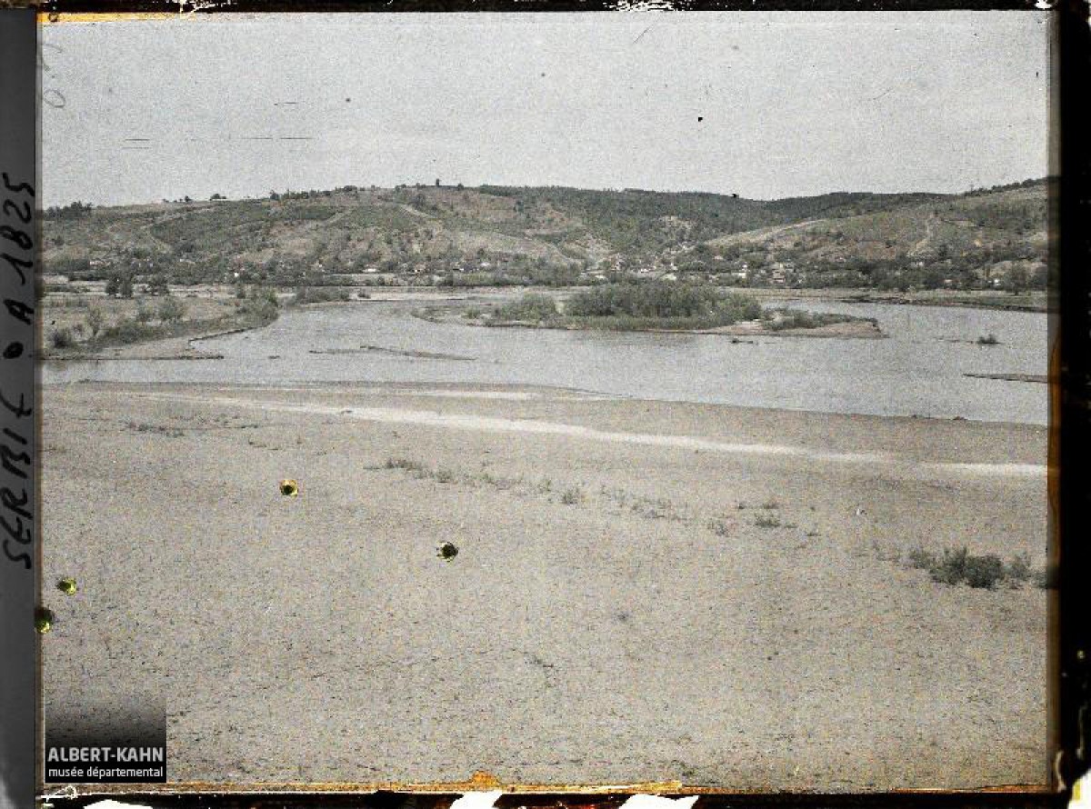Peščana ostrva na ušću reka Rasina i Morava kod Kruševca (1913)