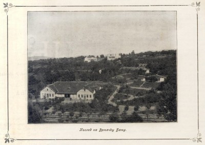 Pogled na Vrnjačku Banju oko 1900. g.