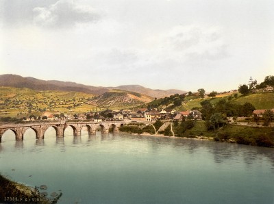 Višegrad : Most Mehmed Paše Sokolovića (oko 1890. godine) HQ