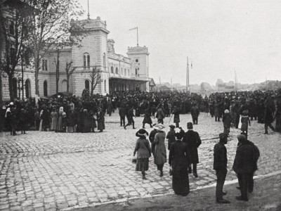Železnička stanica u Beogradu 1912. godine : Mobilizacija srpske vojske